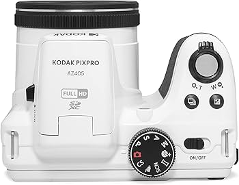 Amazon.com : KODAK PIXPRO AZ405-WH 20MP Digital Camera 40X Optical